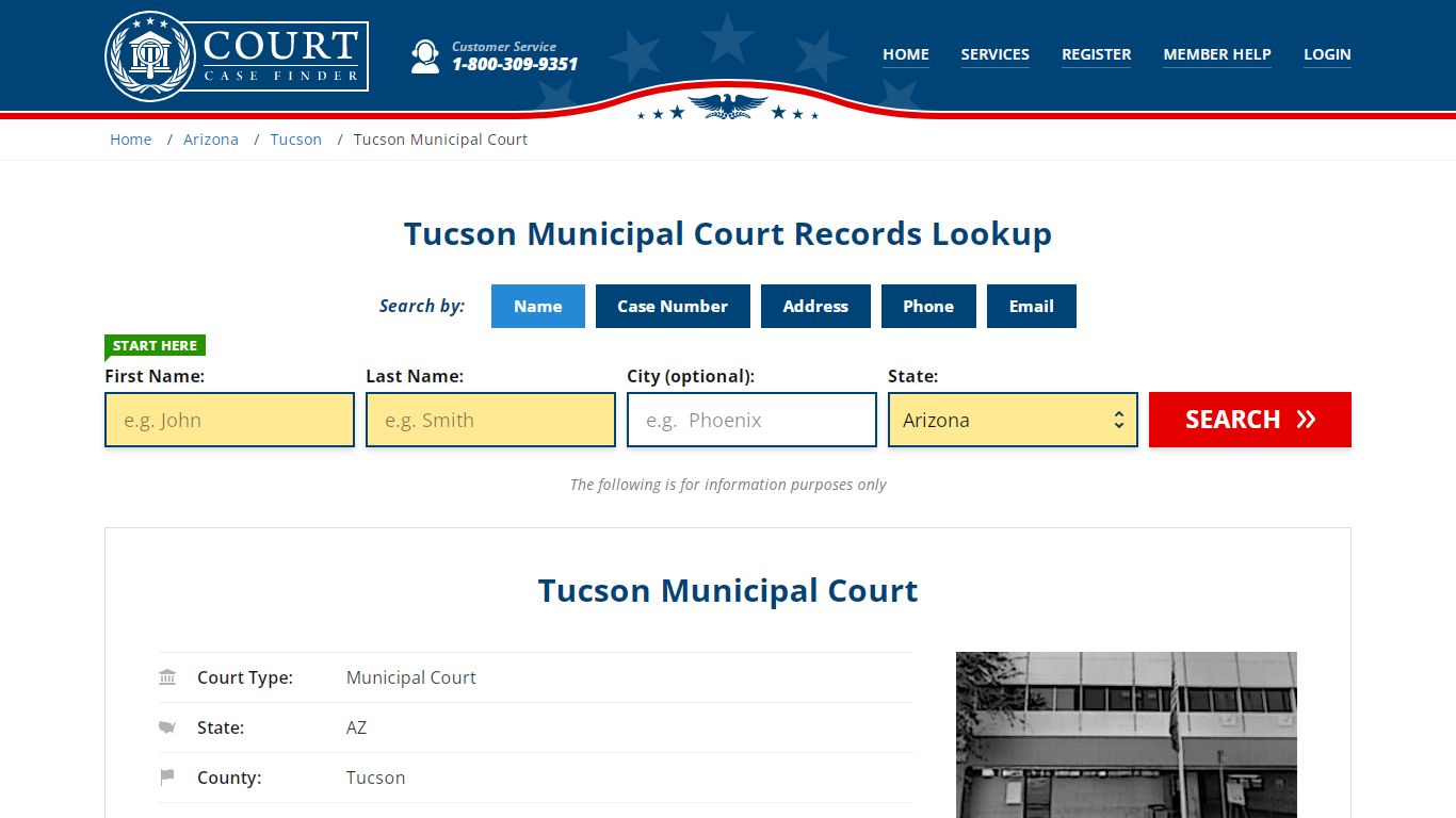 Tucson Municipal Court Records | Tucson, Tucson County, AZ Court Case ...